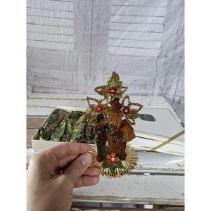 BlumChen filigree Victorian‎ girl boy ornament Xmas